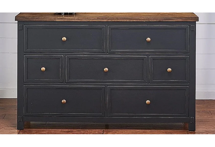 Stormy Ridge 7-Drawer Dresser by AAmerica at Esprit Decor Home Furnishings